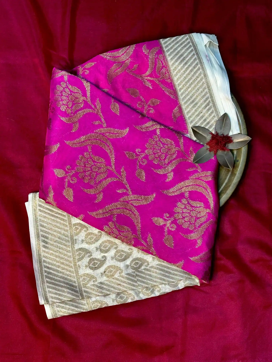 Beautiful Softsilk Traditional Printed Banarasi Saree