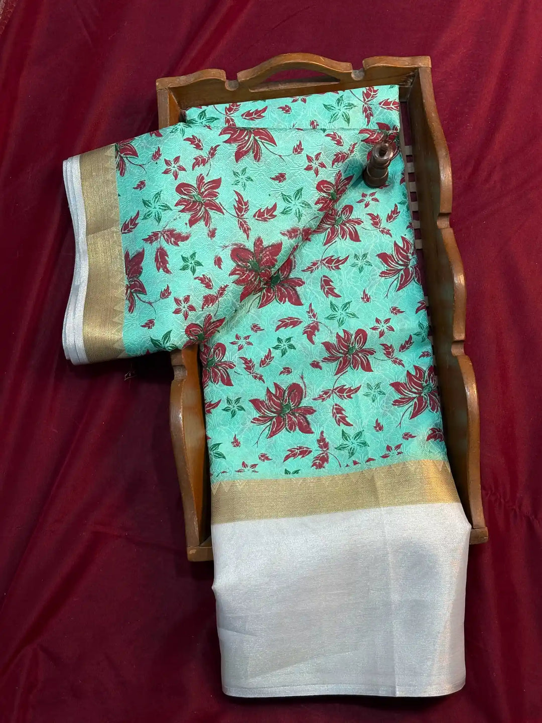 Beautiful Softsilk Traditional Printed Banarasi Saree