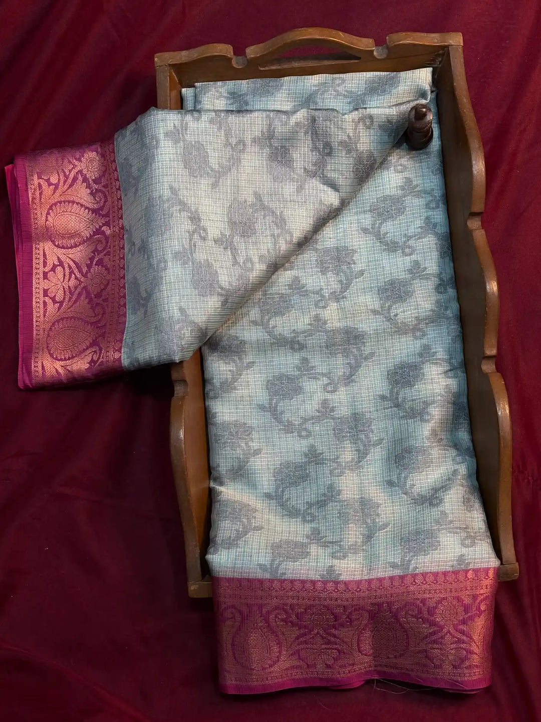 Beautiful Softsilk Traditional Printed Banarasi Saree