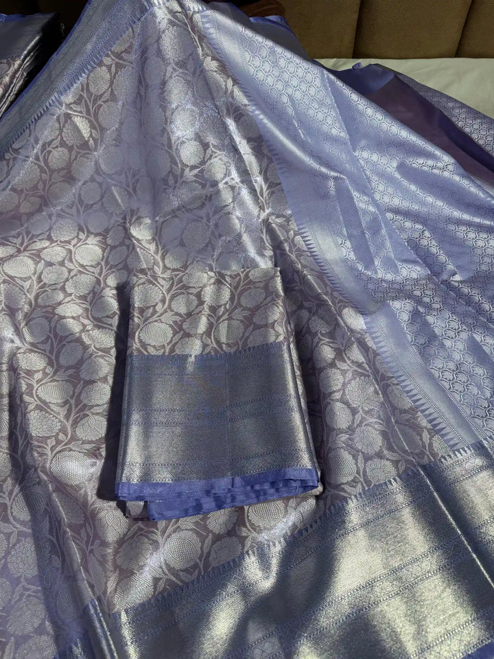 Dual Shade Tissue Silk Saree