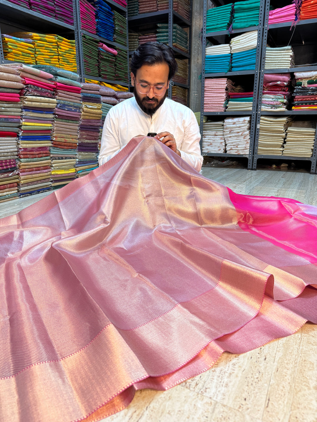 Elegant & Beautiful Jacquard Weave Banarasi Saree