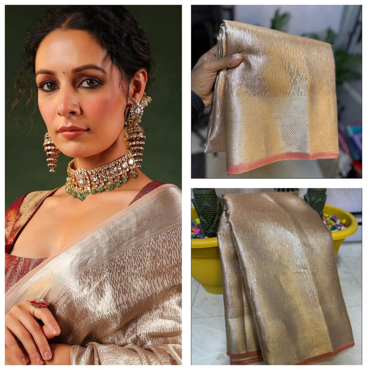 Kanjivaram Tissue Silk Banarasi Saree
