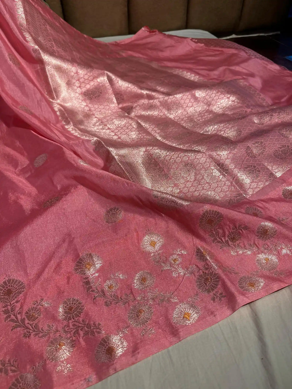 Linen Tissue Silk Saree with Summer Friendly Texture and Comfort