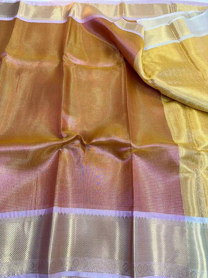 Kanjivaram Silk Inspired Double Wrap Saree
