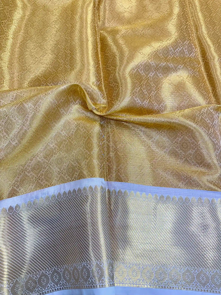 Kanjivaram Silk Inspired Double Wrap Saree