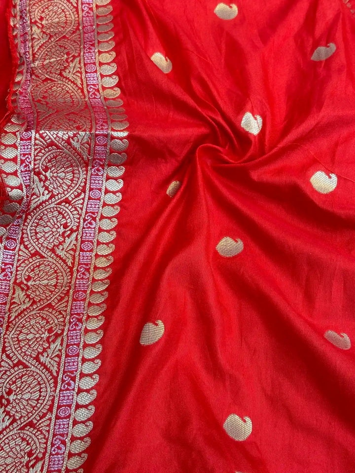 Nita Ambani Banarasi Georgette Silk Saree with Lace Work