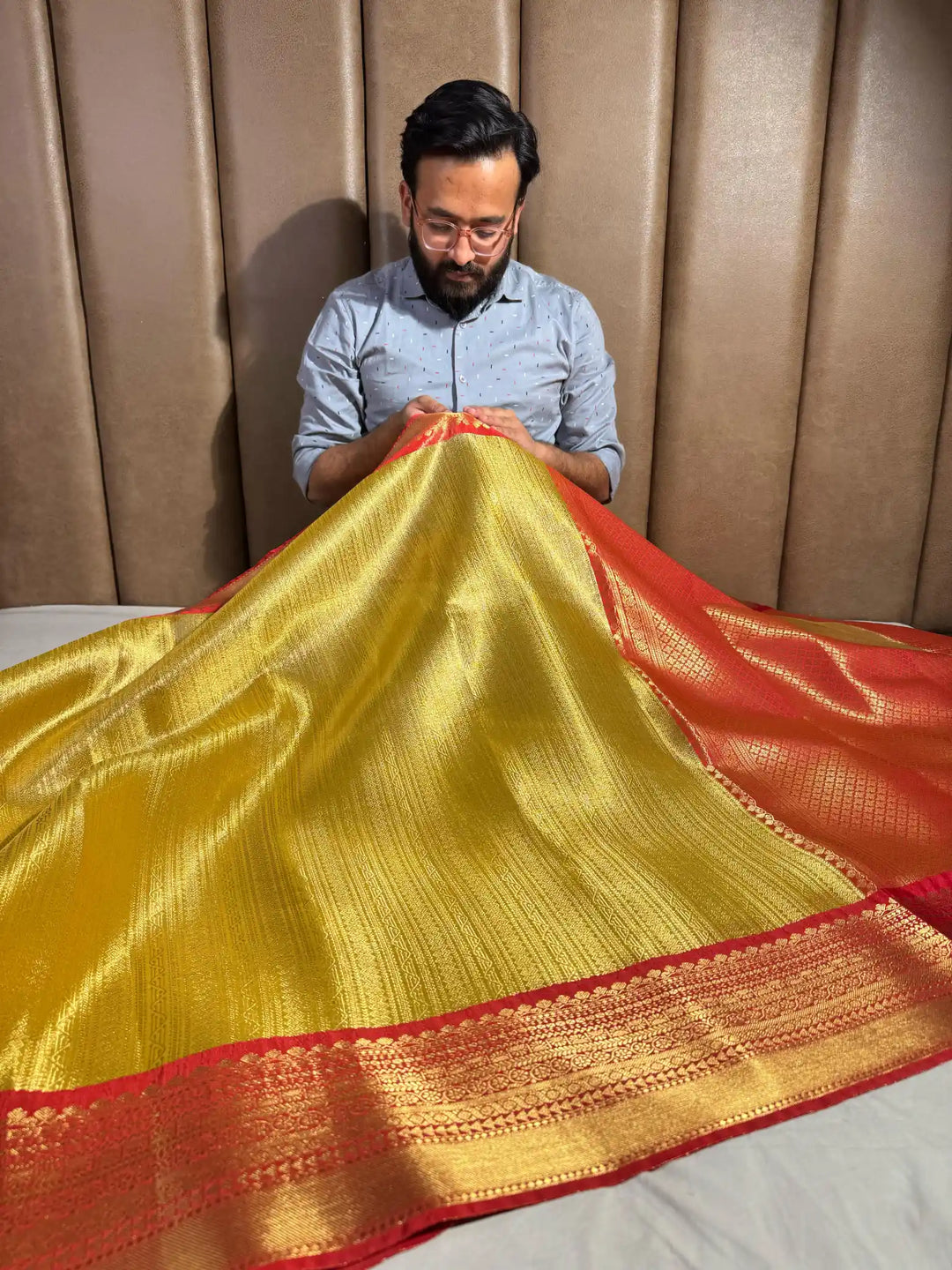 Nita Ambani mam inspired kanchipuram tissue silk saree