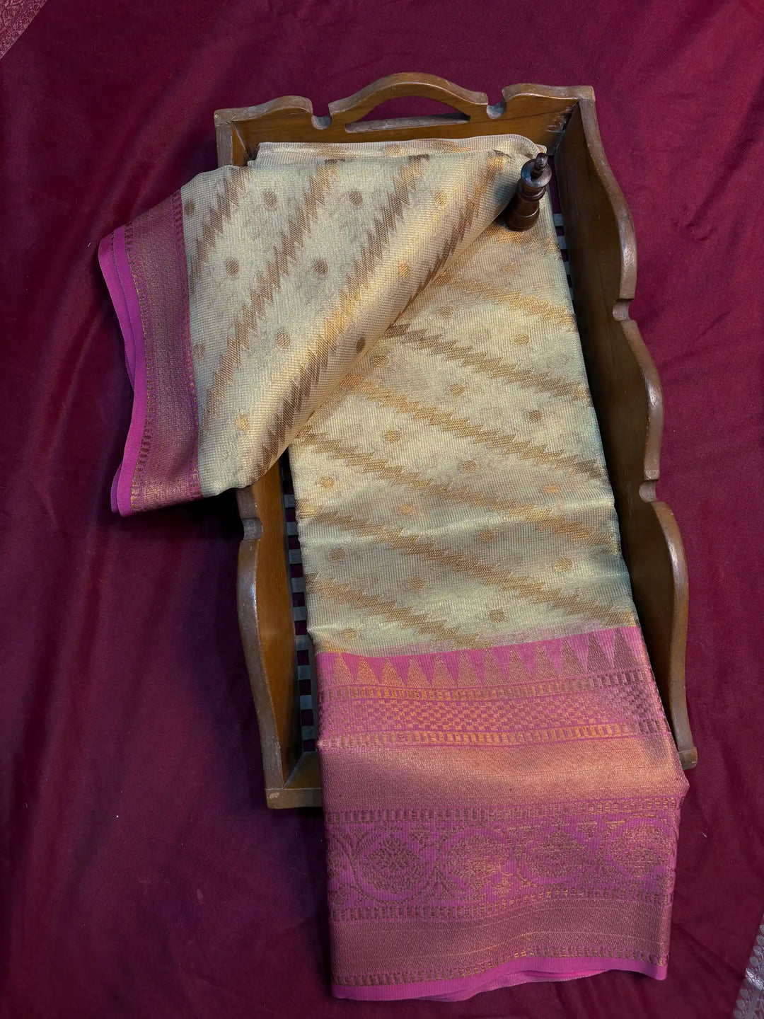 Premium Embossed Weave Softsilk Banarasi Saree