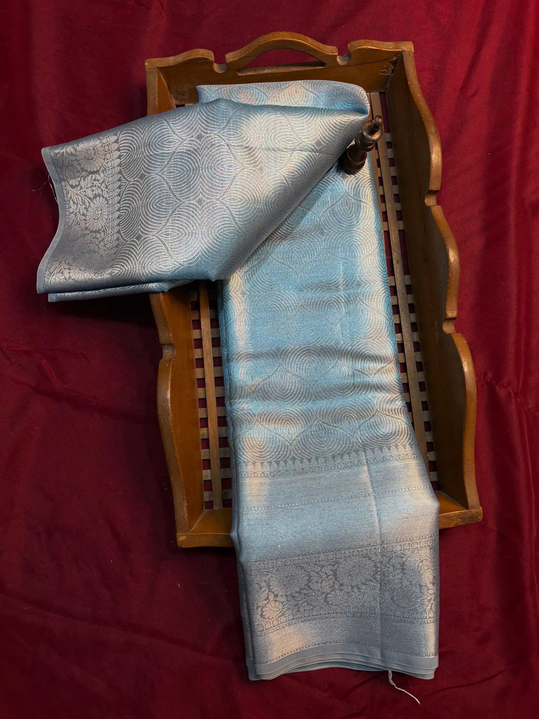 Premium Embossed Weave Softsilk Banarasi Saree