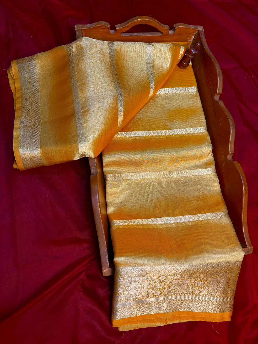 Premium Embossed Weave Softsilk Banarasi Saree