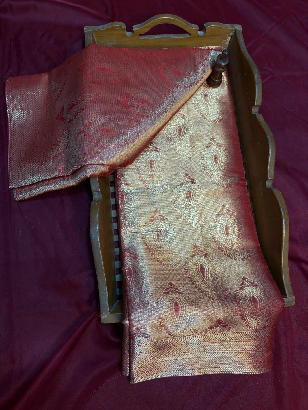 Premium Embossed Weave Softsilk Banarasi Saree
