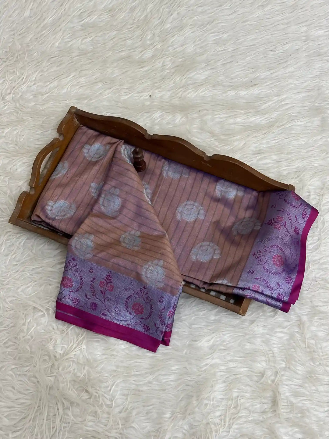 Pretty Softsilk Beautiful Banarasi Saree