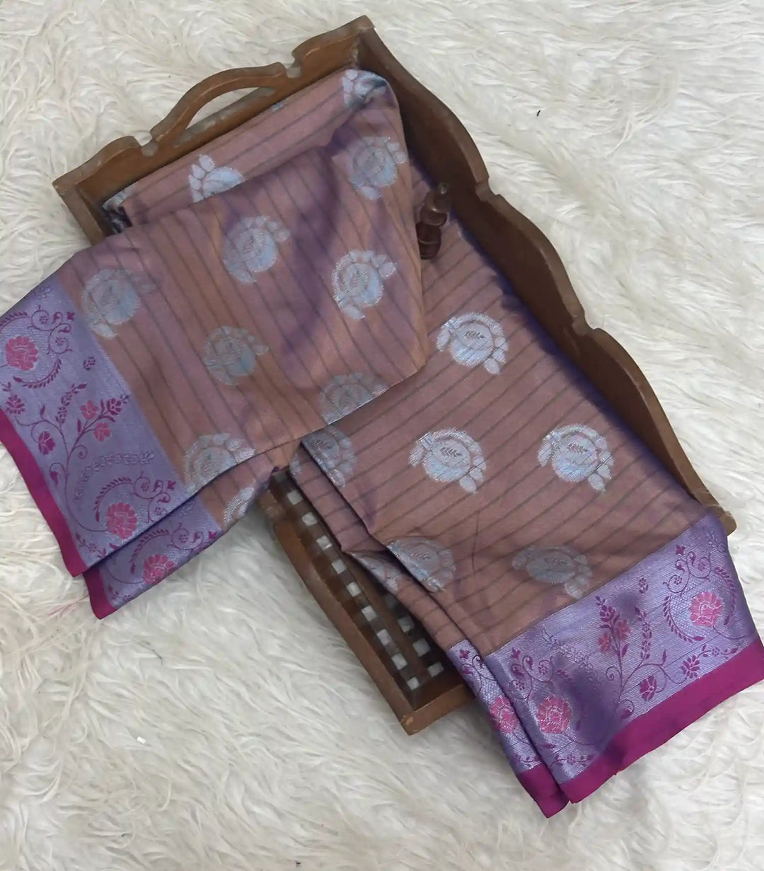 Pretty Softsilk Beautiful Banarasi Saree