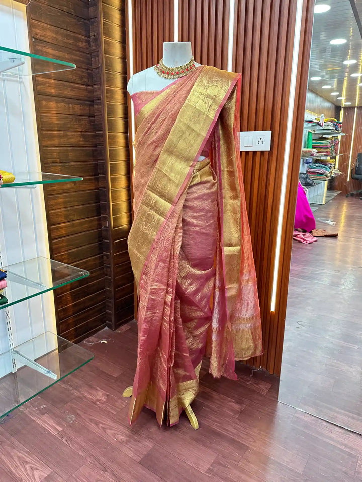 Ready to Wear Crush Tissue Saree