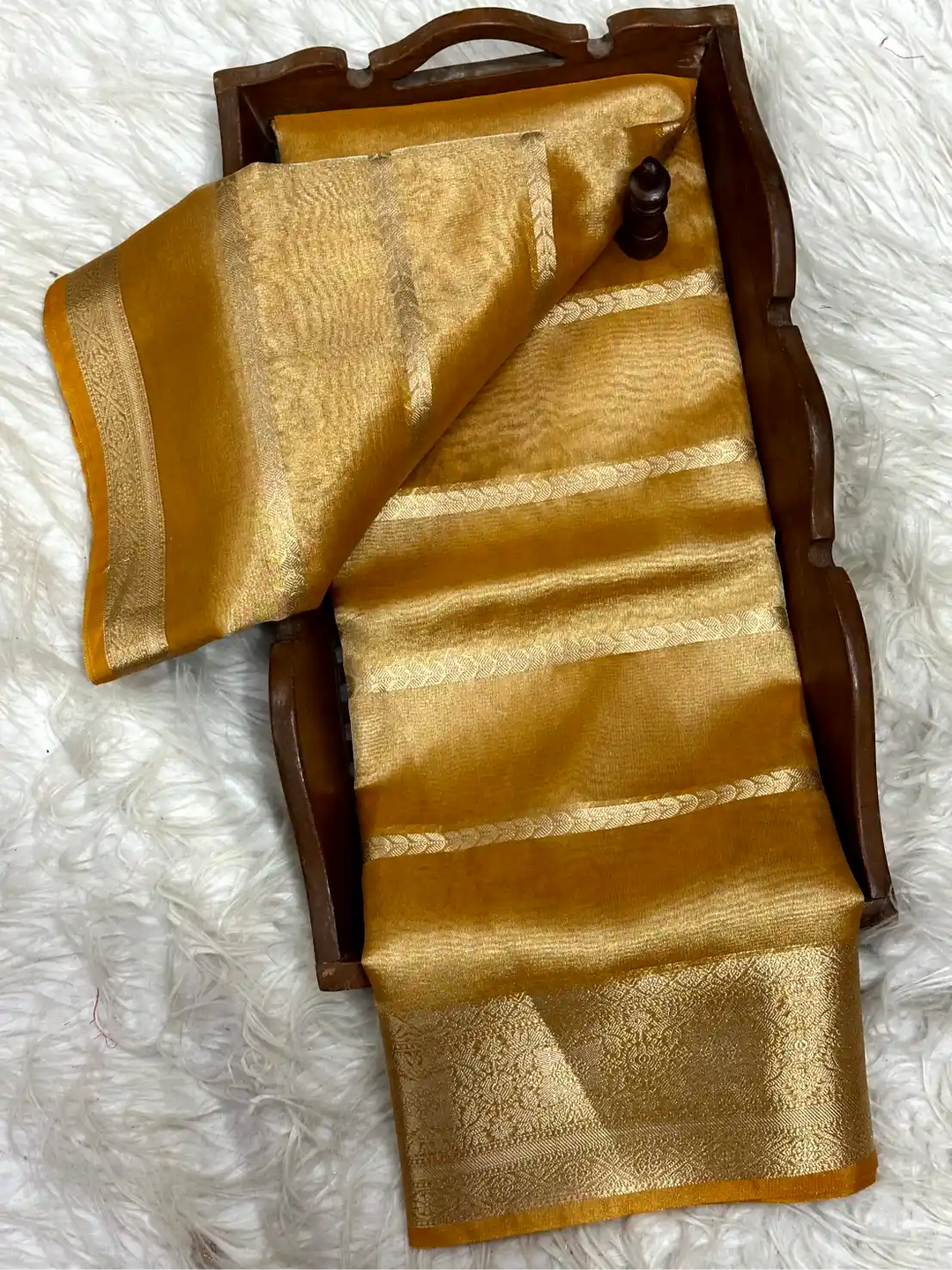 Soft Tissue Traditional Jacquard Banarasi Saree