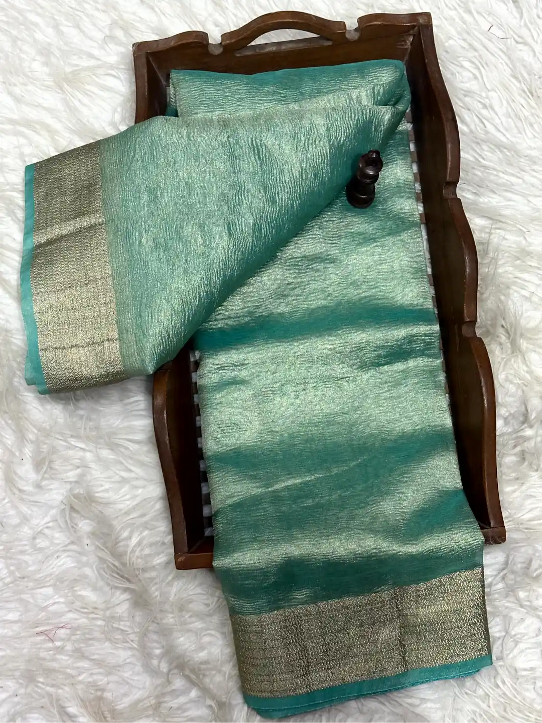 Soft Tissue Traditional Jacquard Banarasi Saree