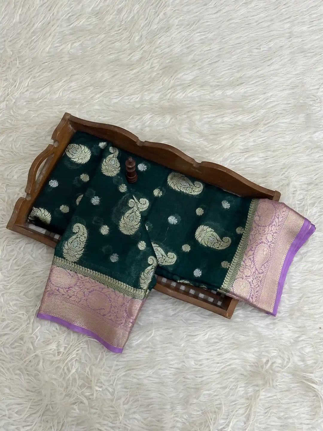 Pretty Softsilk Beautiful Banarasi Saree