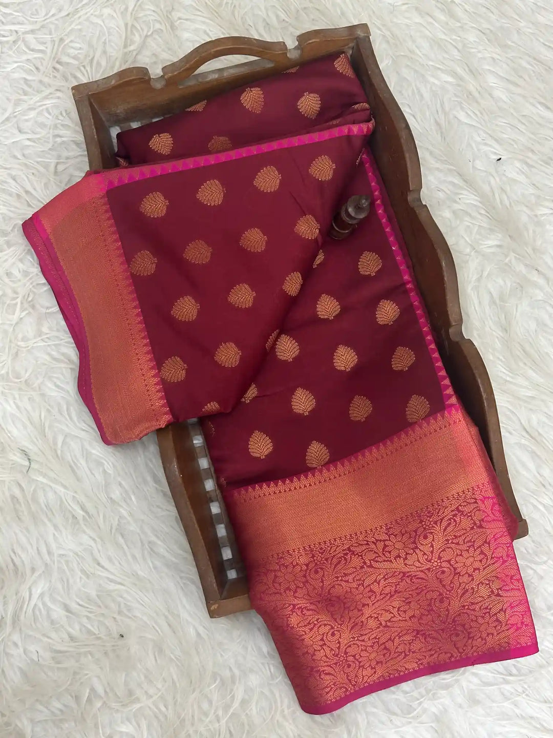 Pretty Softsilk Beautiful Banarasi Saree