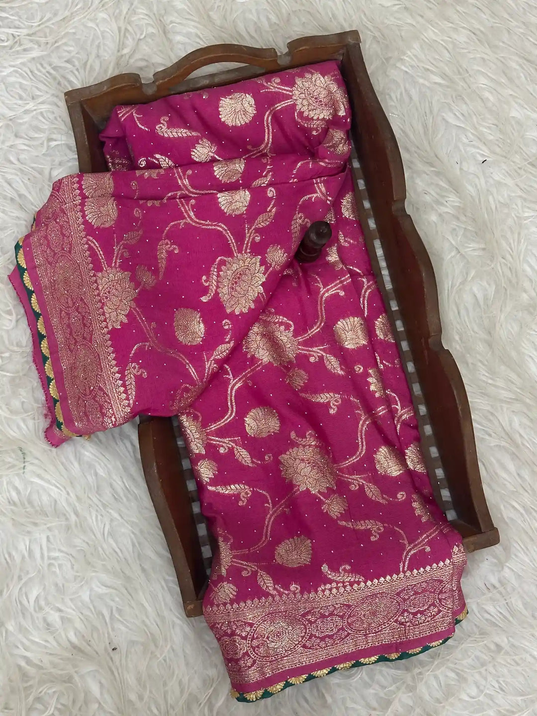 Pretty Softsilk Beautiful Banarasi Saree
