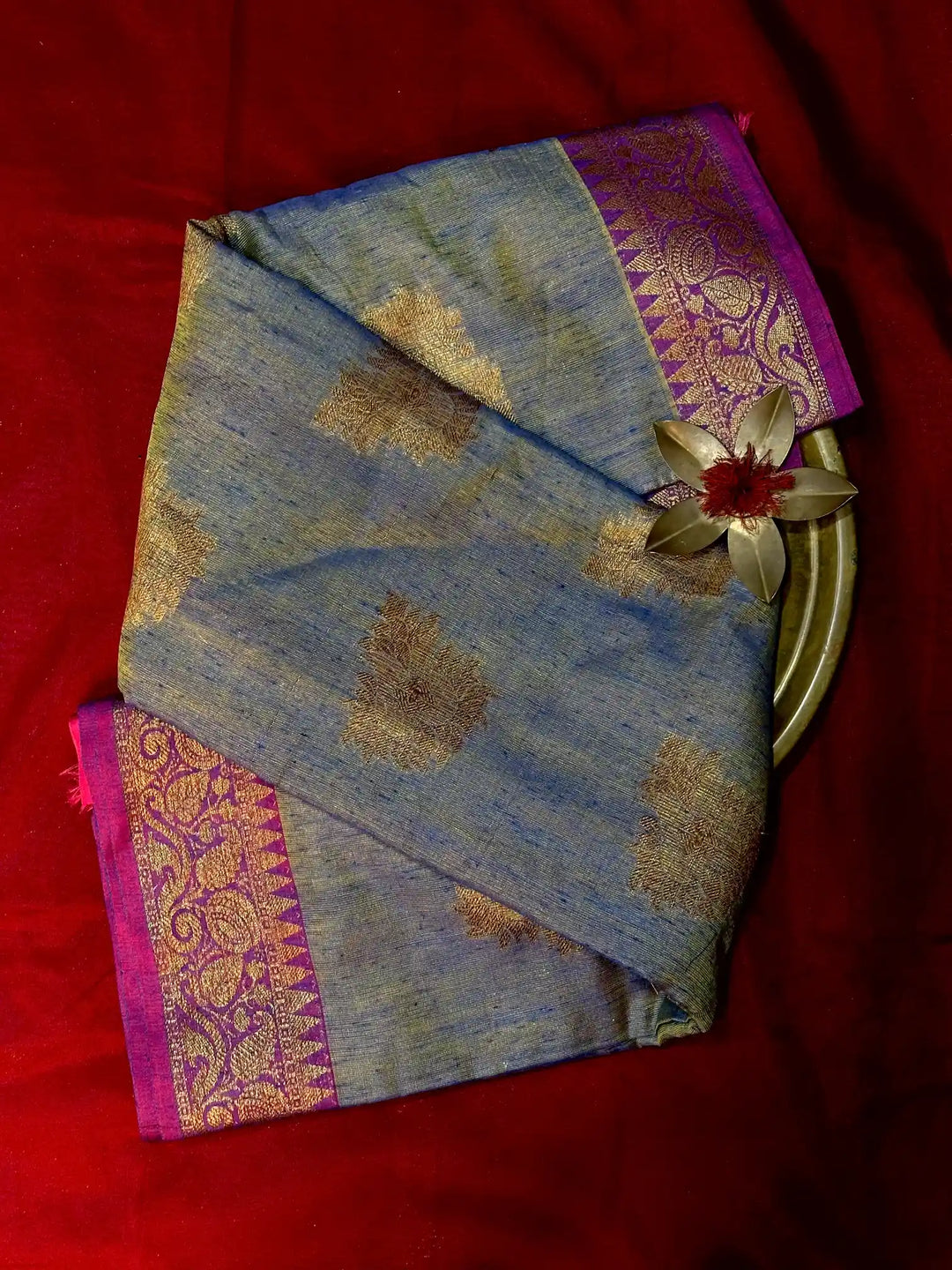 Traditional Embossed Weave Softsilk Banarasi Saree