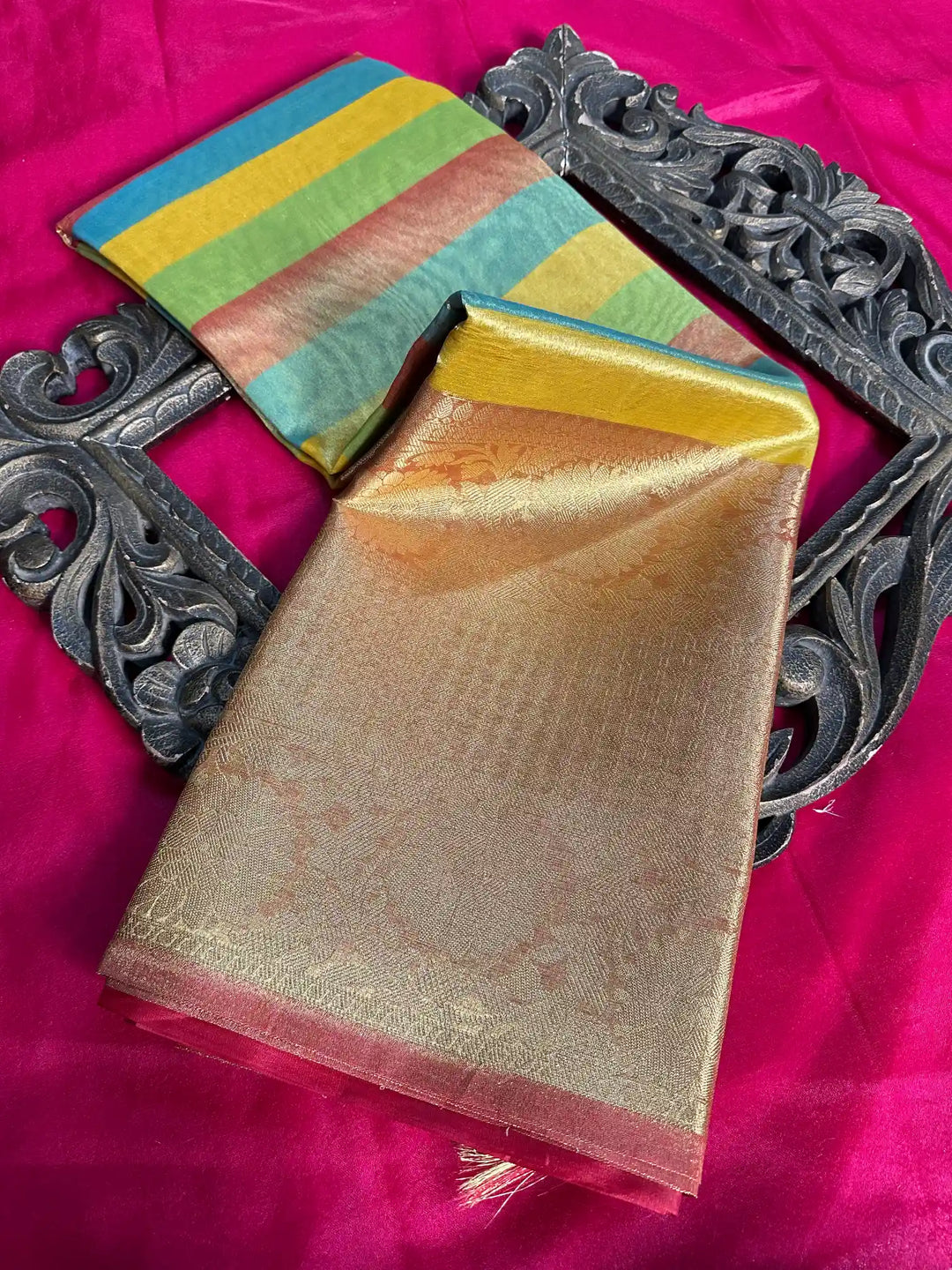 Traditional Embossed Weave Softsilk Banarasi Saree