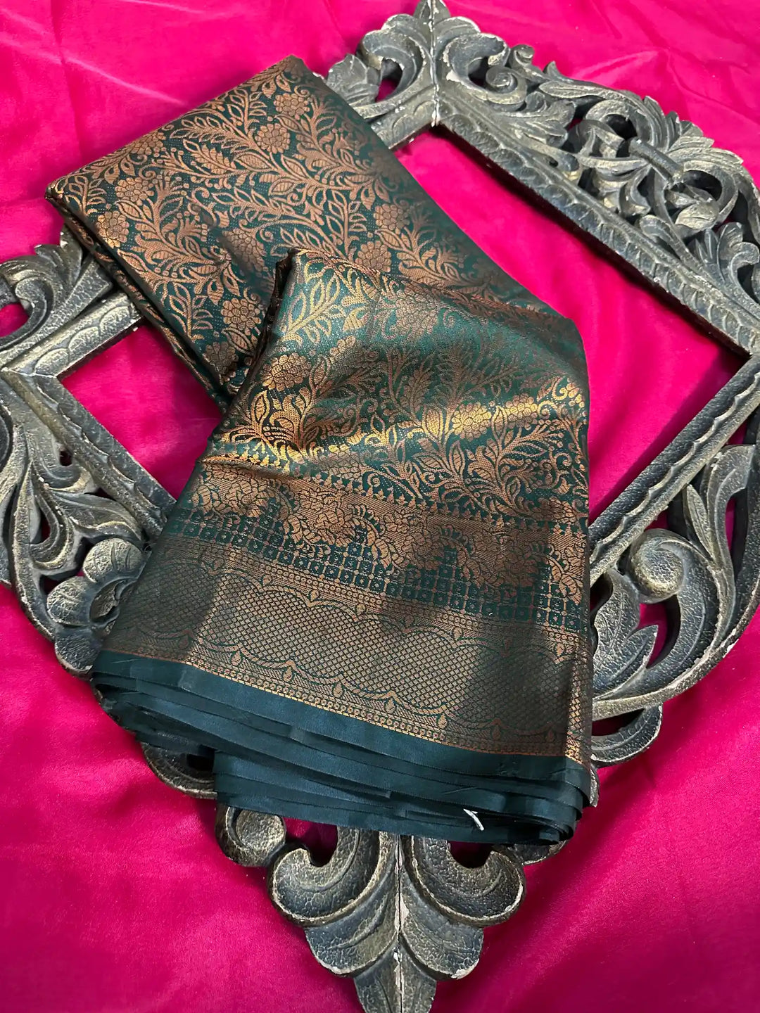 Traditional Embossed Weave Softsilk Banarasi Saree