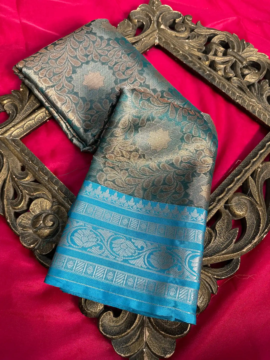 Traditional Embossed Weave Softsilk Banarasi Saree