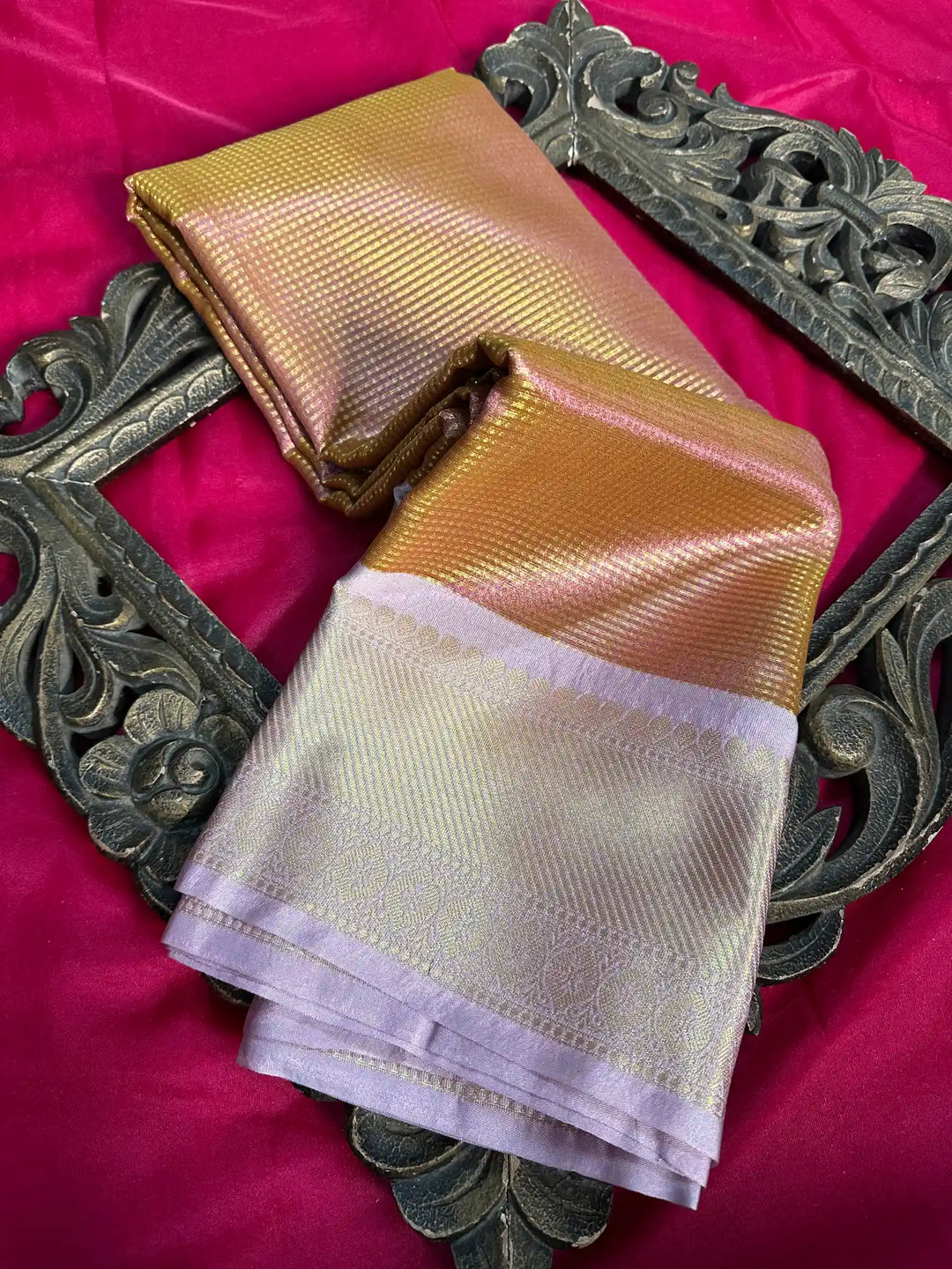 Traditional Embossed Weave Softsilk Banarasi Saree