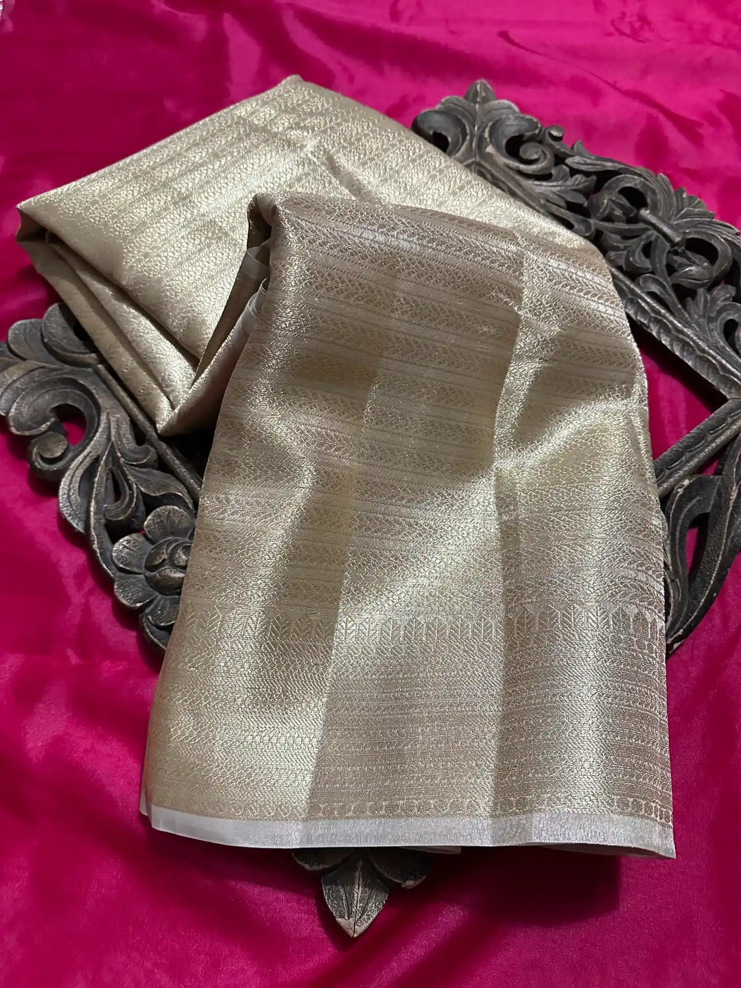 Traditional Embossed Weave Softsilk Banarasi Saree