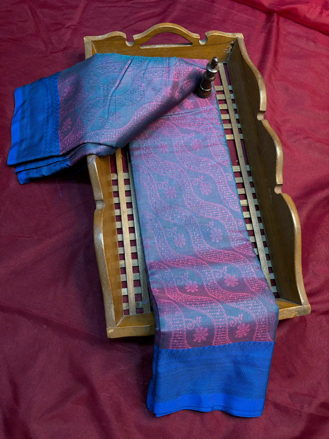 Traditional Embossed Weave Softsilk Banarasi Saree