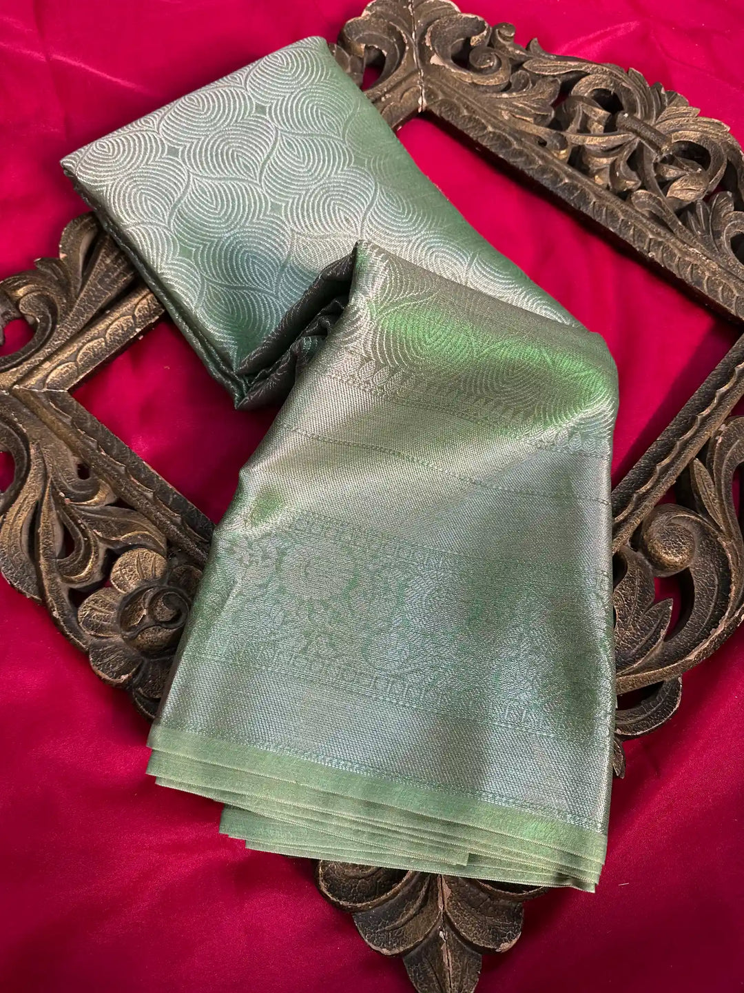 Traditional Embossed Weave Softsilk Banarasi Saree