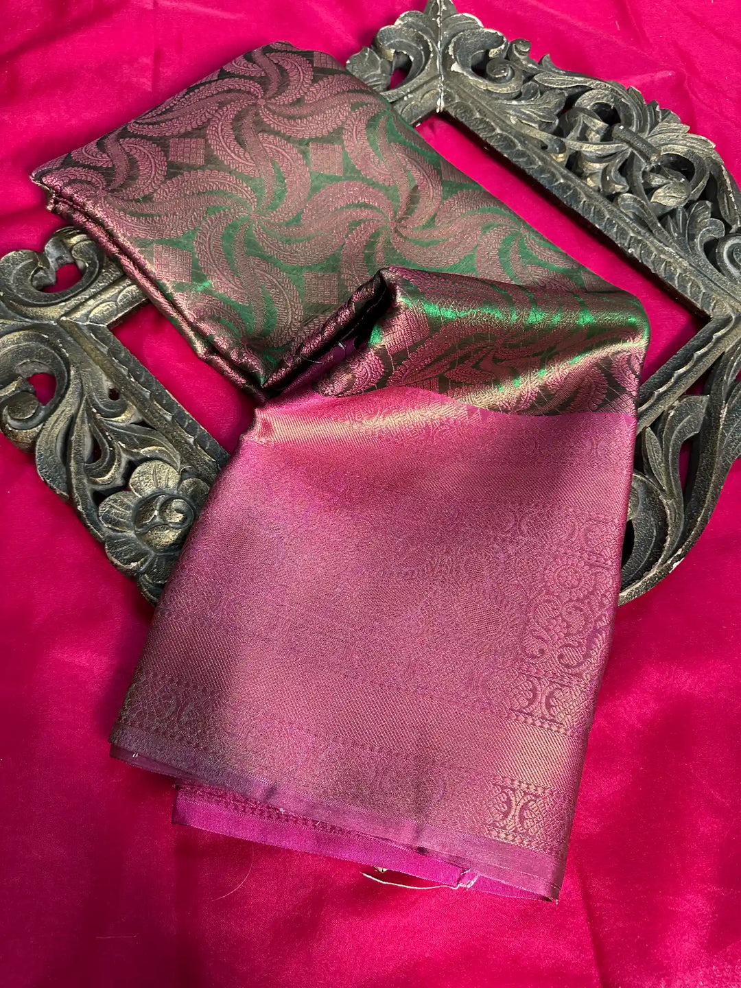 Traditional Embossed Weave Softsilk Banarasi Saree