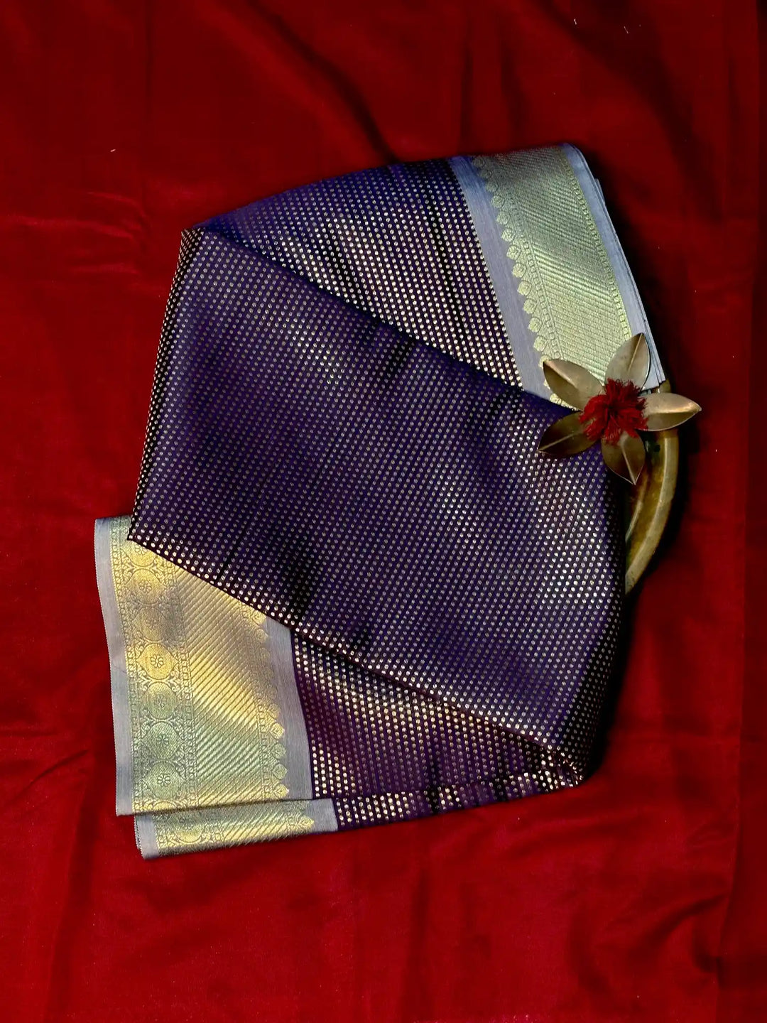 Traditional Embossed Weave Softsilk Banarasi Saree