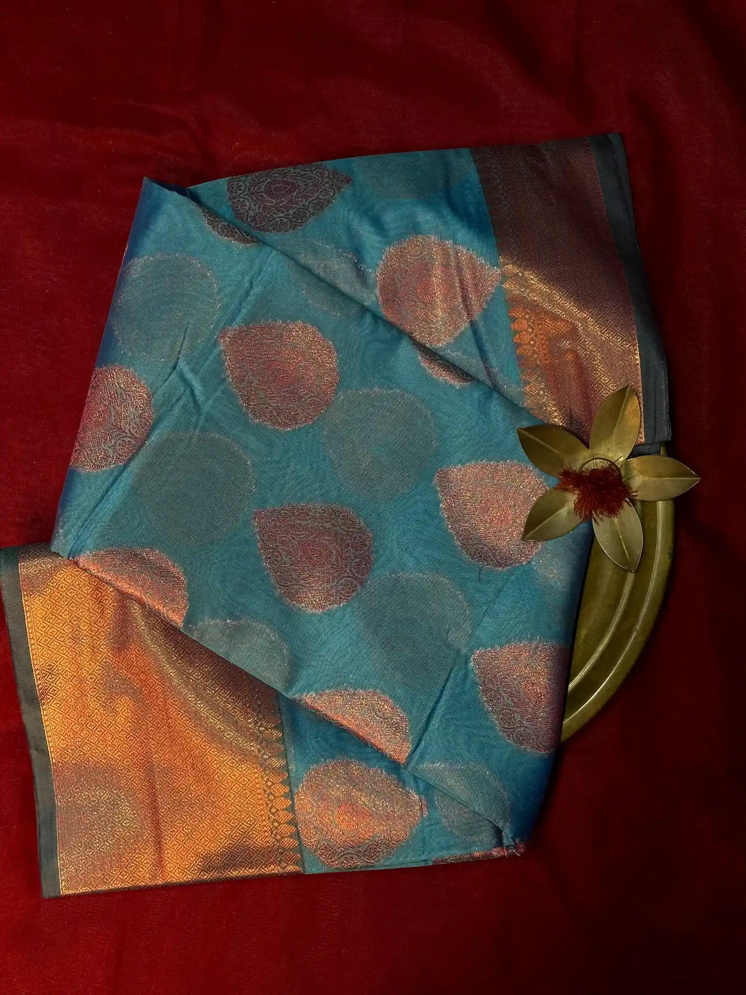 Traditional Embossed Weave Softsilk Banarasi Saree