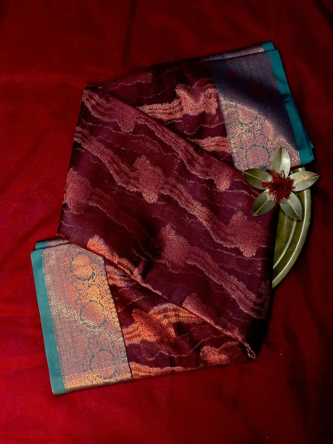 Traditional Embossed Weave Softsilk Banarasi Saree