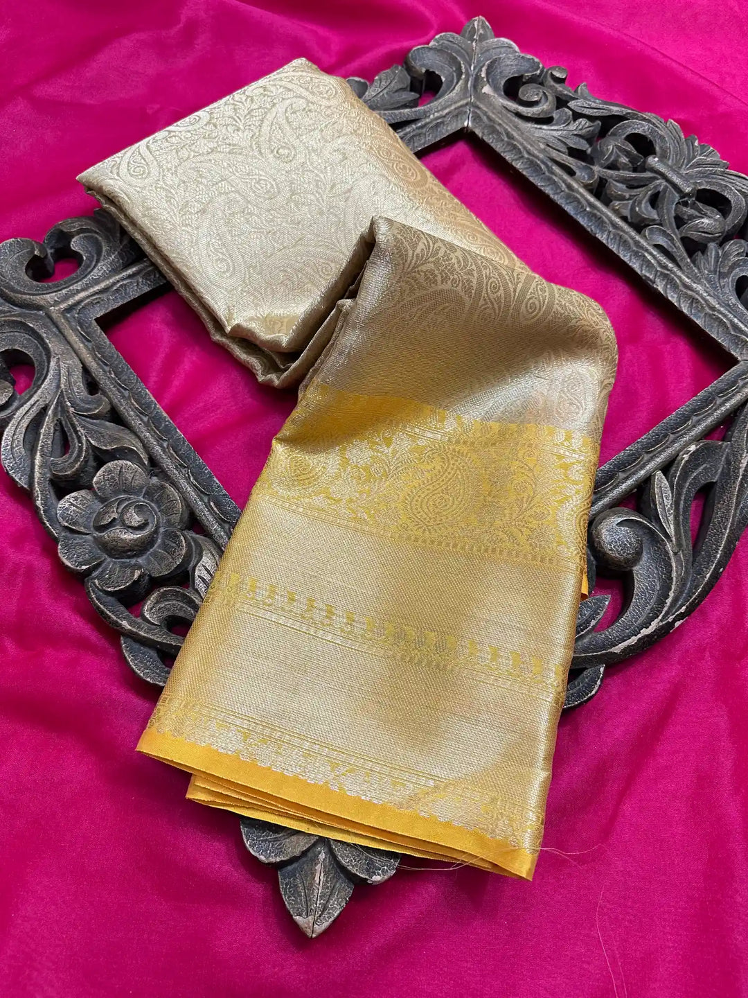 Traditional Embossed Weave Softsilk Banarasi Saree