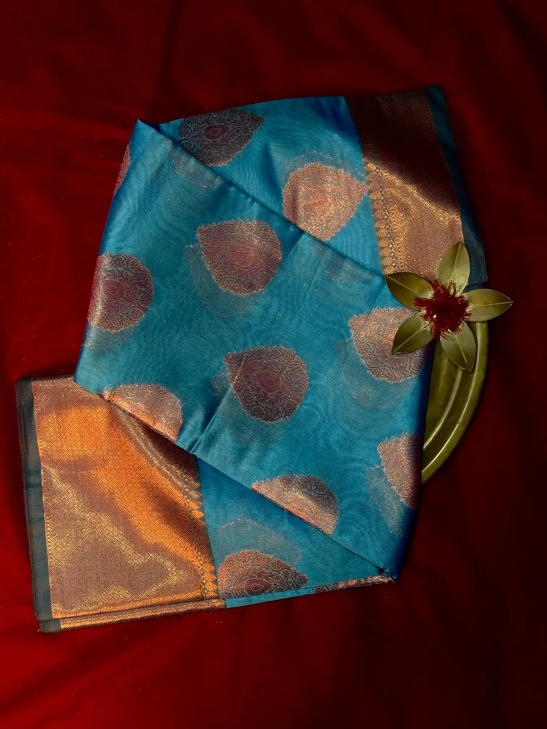 Traditional Embossed Weave Softsilk Banarasi Saree