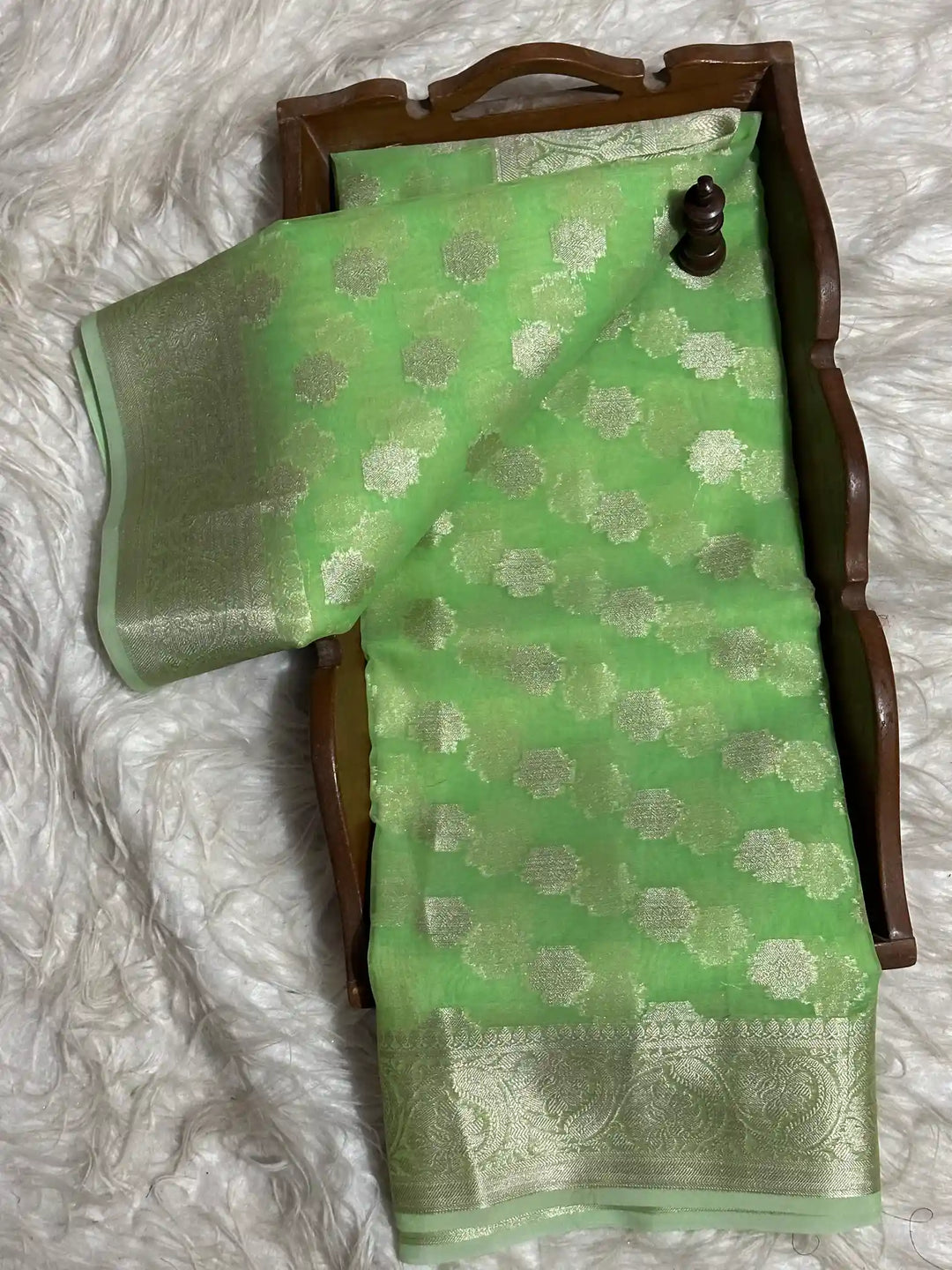 Traditional Embossed Weave Softsilk Banarasi Saree