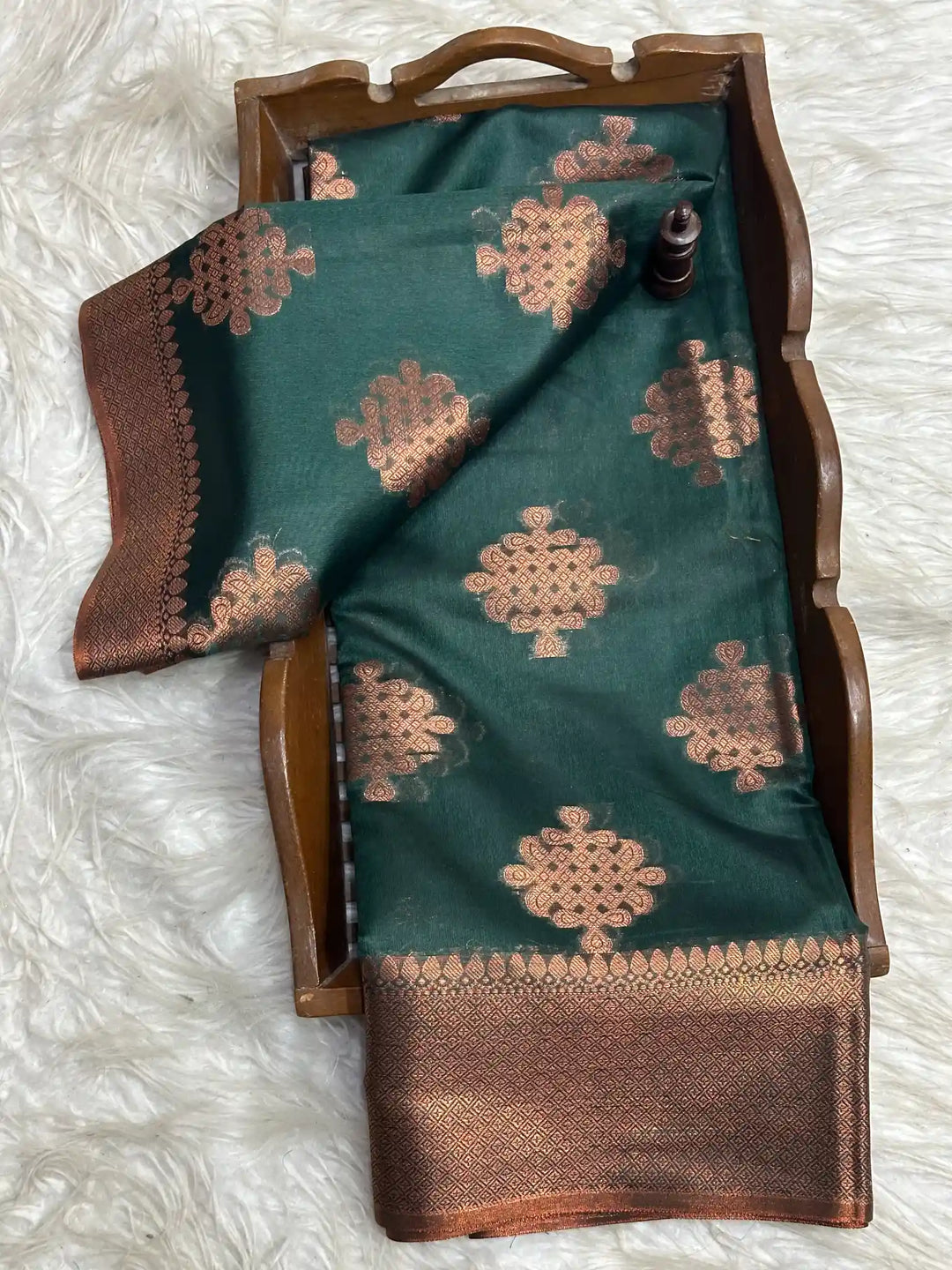 Traditional Embossed Weave Softsilk Banarasi Saree