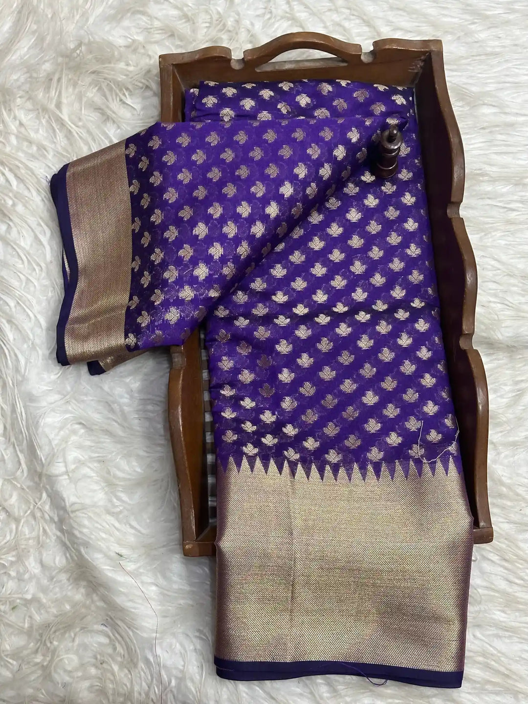 Traditional Embossed Weave Softsilk Banarasi Saree