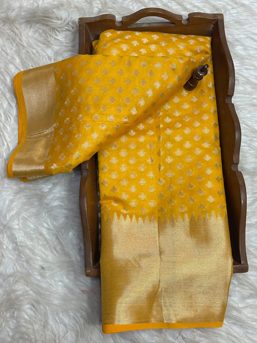 Traditional Embossed Weave Softsilk Banarasi Saree