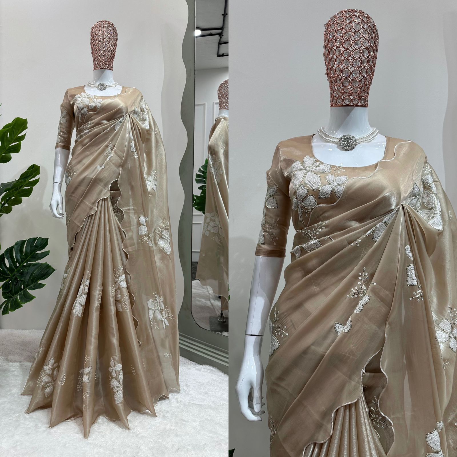 Buy Manish Malhotra Inspired Designer Saree Online Unique Threads Sarees