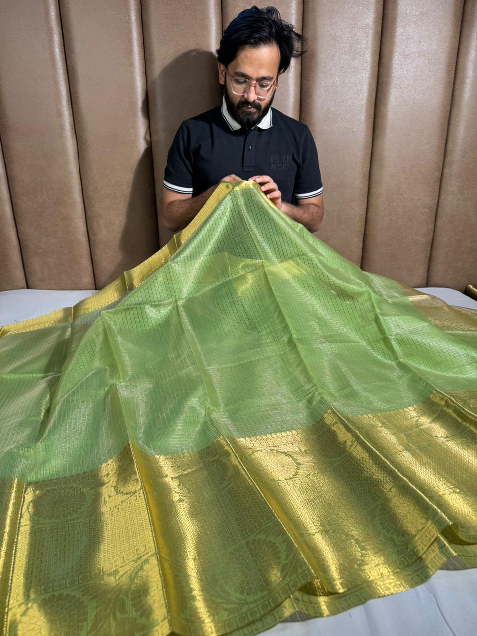 Belal Bhai ki celebrity inspired kota silk saree with rich zari pallu