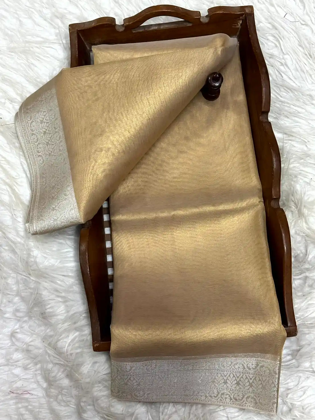 Zari Border Weave Traditional Banarasi Saree