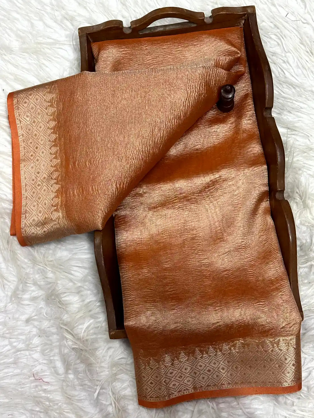 Zari Border Weave Traditional Banarasi Saree