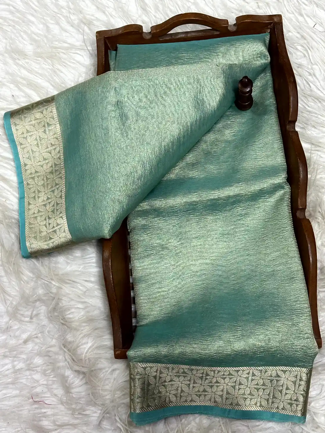 Zari Border Weave Traditional Banarasi Saree