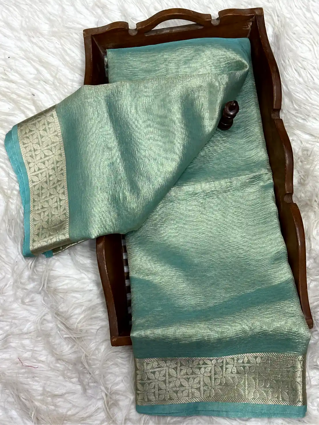 Zari Border Weave Traditional Banarasi Saree