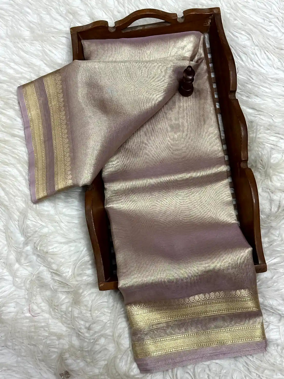 Zari Border Weave Traditional Banarasi Saree