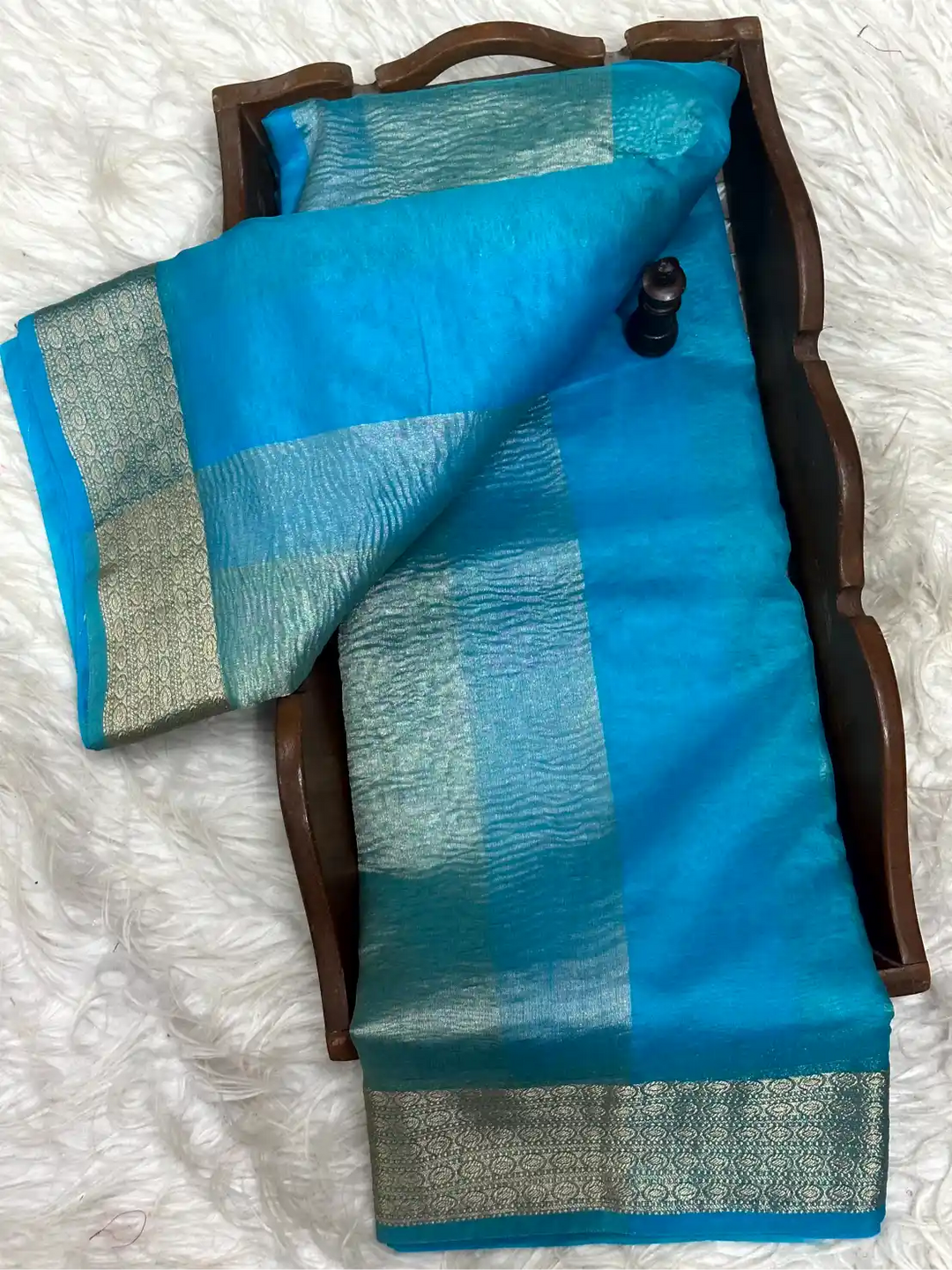 Zari Border Weave Traditional Banarasi Saree