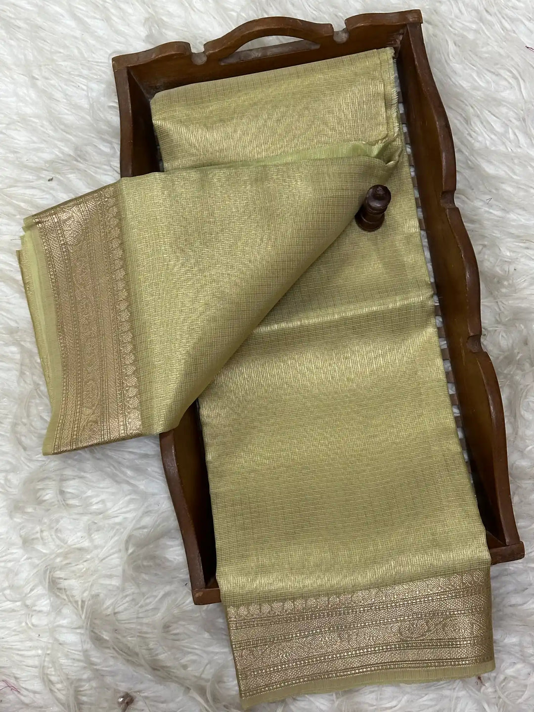 Zari Border Weave Traditional Banarasi Saree